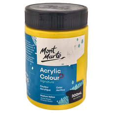 Mont Marte 蒙瑪特 壓克力顏料 300ml 半霧面效果 快速乾燥, 1色