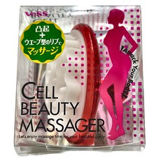 Vess 波浪美容按摩器,輕柔按摩肌膚，促進血液循環，舒緩疲勞，展現健康光彩, 1個