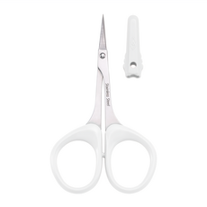 Sunland HAJIME 美容美甲小剪 直刀, 台灣製造，適用於修剪死皮、倒刺、瀏海、雙眼皮貼、美工等細節處, 1支, 白色