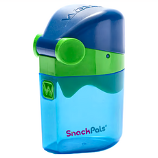 WOW Cup SnackPals 魔法餅乾盒, 6oz / 177ml, 適合18個月以上, 藍色, 1個