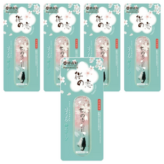EKI MORI MACHI 驛森町 粉櫻花透明膠帶修正帶, 藍櫻花貓, 5個