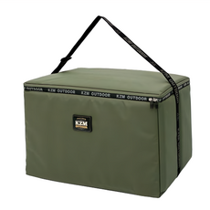 KZM OUTDOOR 可折疊式 素面個性保冷袋 45L 軍綠色