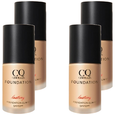 CINQUAIN 思珂 台灣公司貨 3D光感精華粉底SPF50+, 杏膚色, 4瓶