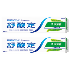 SENSODYNE 舒酸定 長效抗敏牙膏 清涼薄荷, 160g, 2條