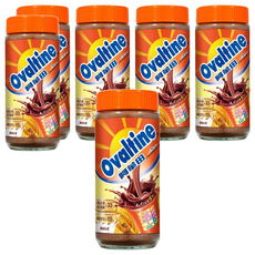 Ovaltine 阿華田 營養巧克力麥芽飲品，含21種營養，5種礦物質、7種維生素、8種必需胺基酸、膳食纖維, 400g, 1入, 6罐