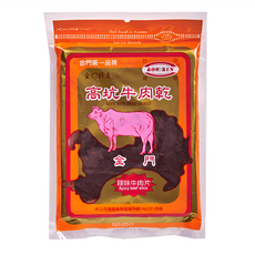 高坑 辣味牛肉乾, 160g, 1包