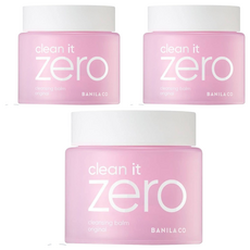 BANILA CO 芭妮蘭 台灣公司貨 ZERO零感肌瞬淨卸妝霜 經典潤澤, 180ml, 3件