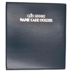 Lan CHYn 連勤牌文具 480名活頁分類名片簿 LC-3480, 黑色