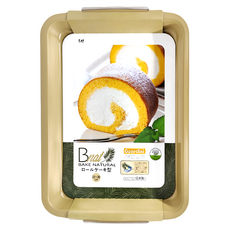 KAI 貝印 B-nat棕梠葉蠟不沾長方形蛋糕模 22x30cm, 27 x 20cm, 1個