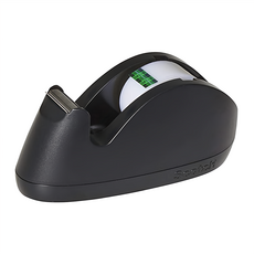 3M Scotch C29巧兔隱形膠帶台 19mmx32.9Mx1卷, 黑色, 1個