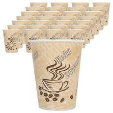 MIKA HOUSE 橘之屋 專業用咖啡杯套裝, 純原紙紙漿, PE淋膜, 360cc容量, 20個, 3組