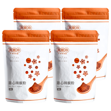 頂膳珍 雞心辣椒粉, 4包, 80g