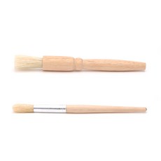 Coving 木柄咖啡刷套裝, S號1個+L號1個, 原木色, 1組