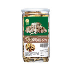 Global Garden 盛花園 秀珍菇脆片小點 溫控生長 低溫真空乾燥 全素可食, 140g, 1罐