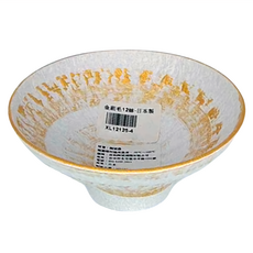 12缽-日本製 寬x高: 12x5.4cm 180ml 陶瓷, 金刷毛, 1個