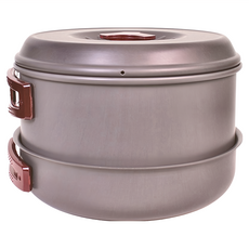 RHINO 犀牛 三人輕便套鍋 K-3 輕量化陽極氧化處理鋁材, 粉色, 1個