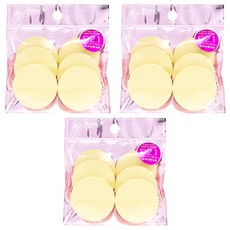 台灣 COSMOS 兩用粉餅海綿 6入, P21, 3包