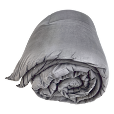 Margaery 韓式鬆餅被 100%聚酯纖維填充, 210 x 180cm, 碳灰色