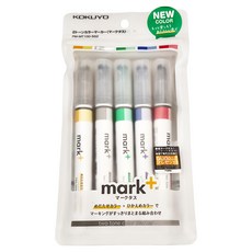 KOKUYO 國譽 Mark+ 獨角仙同色系螢光筆, 5色, 5支