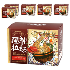 Shan Feng 三風製麵 非炸免煮九州大蒜豚骨風味拉麵 125g, 18包