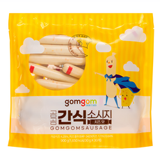 gomgom 韓式香腸 起司口味 Set 30入, 900g, 1袋