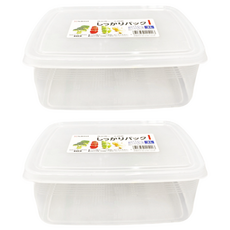 NAKAYA 透明保鮮盒 K-151, 2L, 2個
