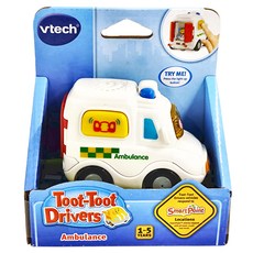 vtech 偉易達 嘟嘟聲光互動車 救護車, 1個, 8.5 x 6 x 7cm