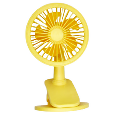 可立可夾多功能風扇, 陽光黃, ZB057