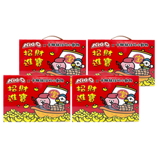 Kid-O 卡娜赫拉的小動物綜合餅乾禮盒680g 三明治餅乾多口味, 三明治餅乾 巧克力口味 8個 + 三明治餅乾 草莓風味 8個 + 厚餡夾心餅 奶油風味 7個, 4盒