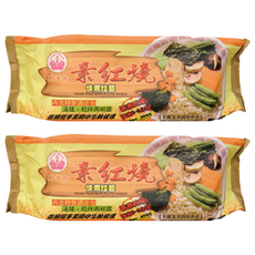 崇德發 全麥素紅燒快煮拉麵, 400g, 2包