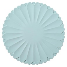 Home of flowers 繁花之家 花朵矽膠隔熱墊 防熱防燙 鍋墊/桌墊/杯墊/防滑墊/止滑墊/餐墊/防燙墊 廚房 小(18cm), 青色, 1個