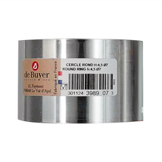 de Buyer 畢耶 不鏽鋼圓塔模, 1個