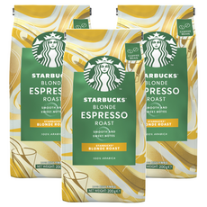 STARBUCKS 星巴克 黃金烘焙咖啡豆, 未研磨, 200g, 3包