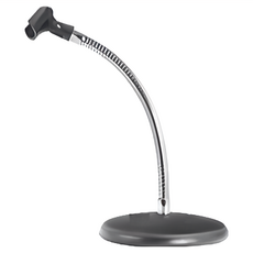 KingRosa 桌上型麥克風架 鑄鐵底座 台灣製, K-801, 黑色 + 銀色, 1個