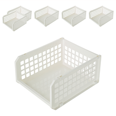 KEYWAY 超大開放式整理架 XXL 467 x 384 x 241mm, 白色, 6個