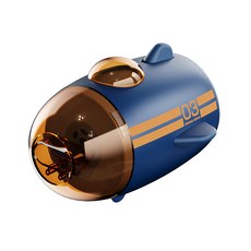 ROCK 兩用飛機造型桌上吸塵器 藍色 ABS+PC+砂礫材質