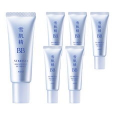 KOSE 高絲 SEKKISEI 雪肌精 水感BB裸妝蜜, 貼合肌膚，持久不脫妝，不易沾染口罩，全年適用，溫和清爽香味, 02, 30g, 6條