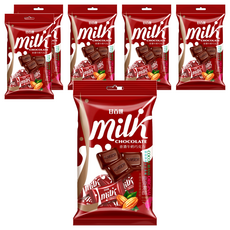 甘百世 香濃牛奶巧克力, 原萃濃醇, 7入 Set, 70g, 6袋