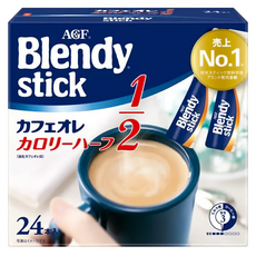 AGF Blendy 1/2低卡咖啡歐蕾, 5.4g, 24條, 1盒