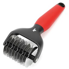 LuigiFerrero Atlanta拉網刀, 430不鏽鋼材質, 耐熱210度, 18.5 x 7.2 x 4.5cm, 紅色, 1支