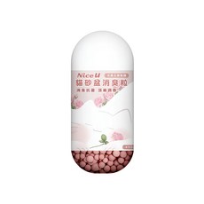 Nice u 毛樂趣 貓砂盆消臭粒 450g 貓用, 1瓶
