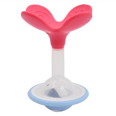 pigeon 貝親 搖鈴固齒器 內附鈴鐺 3個月以上, BZ0911447, 蜜桃小花, 1個