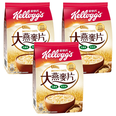家樂氏 Kellogg's 大燕麥片, 高纖維 零添加, 100%澳洲全穀純燕麥, 750g, 3包