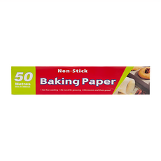 Non-Stick 烘焙紙捲 防油 微波爐和烤箱適用, 50m x 300mm, 1捲