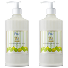 F'ees 嬰兒滋潤保濕乳液 蘋果香, 300ml, 2瓶