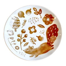 Sango 三鄉陶器 森林松鼠系列餐瓷 160g, 5吋皿, 1個