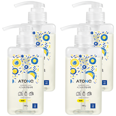 ATONO2 奶瓶蔬果清潔劑 檸檬香, 480g, 4瓶