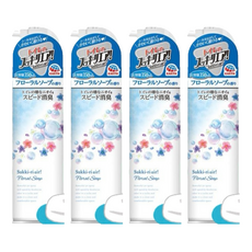 EARTH 地球製藥 Sukki-ri 浴廁除臭抑菌芳香噴霧 百花皂香, 350ml, 3罐