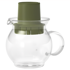 HARIO 茶包專用泡茶壺, 綠色, 300ml, 1個