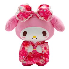 NAKAJIMA SANRIO 三麗鷗 My Melody 美樂蒂 絨毛娃娃, 21.5cm, 和服 粉色 + 白色, 1個